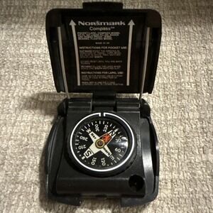 Vintage Normark Pocket Lapel Compass Model PL 180 Liquid Filled Made In UK